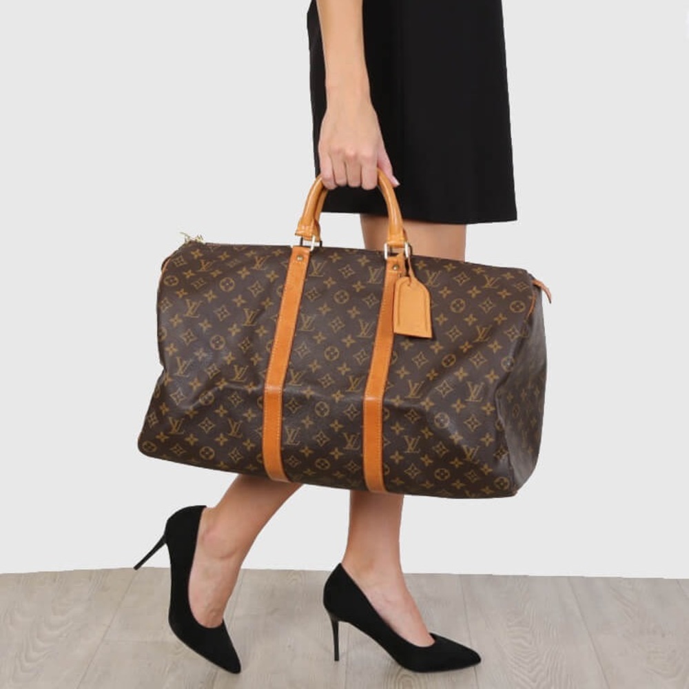 Louis Vuitton Monogram Keepall 50 Bag